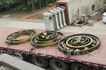 烘干机滚圈批量定制 烘干机轮带大齿轮多种型号制作