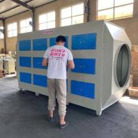 活性炭吸附箱 喷漆废气处理装置工业印刷颗粒碳环保箱