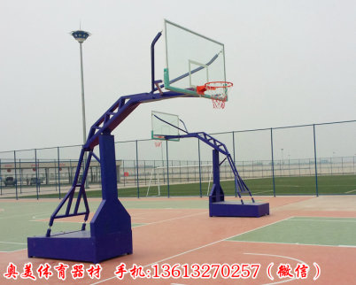 湖南城步可移动式户外篮球架--更新