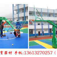 2023誠信#滄州海興校園地埋式籃球架子##實業集團