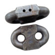 煤礦用扁平連接環 30鉻錳鈦材質 24x86鋸齒環弧齒連接環