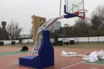 廣東惠州博羅校園地埋式籃球架子價格----更新