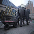 供应 国潮巡游机械大象出租机械大象展览全国