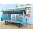 供应5吨滑轨式雨篷平板拖车 雨篷工具拖车