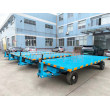 6噸平板拖車藍色 帶減震帶剎車工具拖車