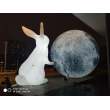 供应中秋发光月亮出租 充气月亮月兔模型租赁