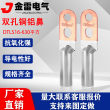 雙孔銅鋁鼻子釬焊接線端子壓接過渡線耳10-500MM平方