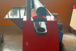 胶辊不锈钢板数控两轴卷筒机钢板无直边卷管机1.1米