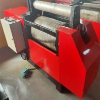 西塞山铝板两辊胶轴液压卷筒机