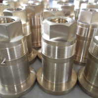 供应大型高力黄铜铜螺母加工定制生产