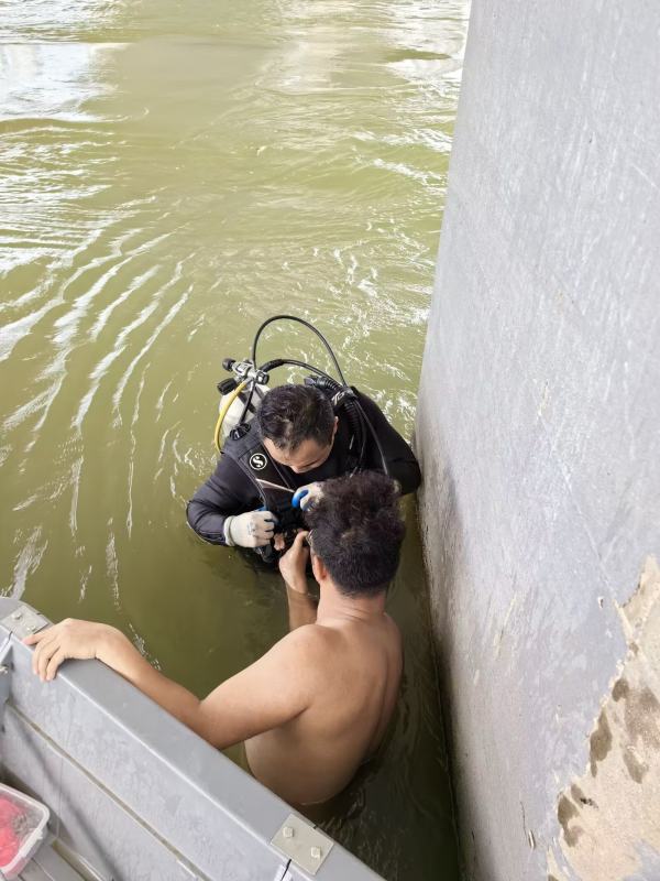 山南地区洛扎县水鬼作业水下作业零事故