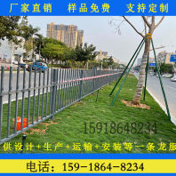 梅州锌钢市政道路护栏人行马路交通安全人车分流护栏