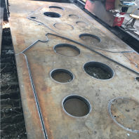 鄭州市450mm厚鋼板切割法蘭——鋼板下料