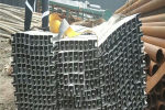 大棚管用60*120镀锌凹槽管 小口径凸型管厂家供应