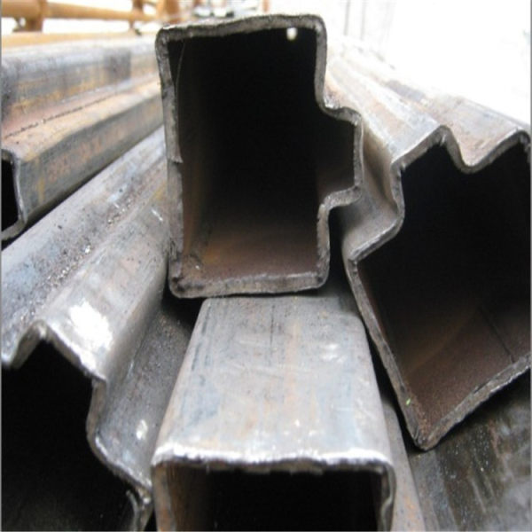 折叠房框架小口径凹槽管 68*78镀锌凸型管加工生产