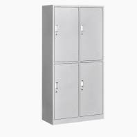 叶县可组装整体五节柜钢制书包柜