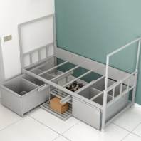 永和宿舍钢制单人床制式双层床