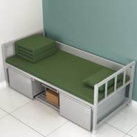 静海钢制公寓床制式单人床