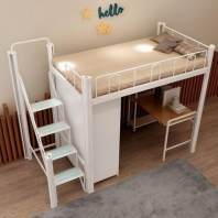 黎城宿舍钢制单人床制式高低床