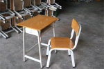 肥城美术课桌椅折叠橡木国学桌
