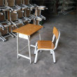 银州教室课桌椅折叠橡木国学桌