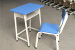 盤山單人課桌椅折疊橡木國學桌