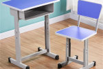 康保双人课桌椅折叠教室国学桌