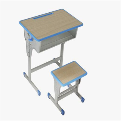 康保双人课桌椅折叠橡木国学桌