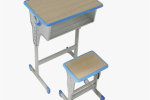 米脂教室课桌椅折叠橡木国学桌