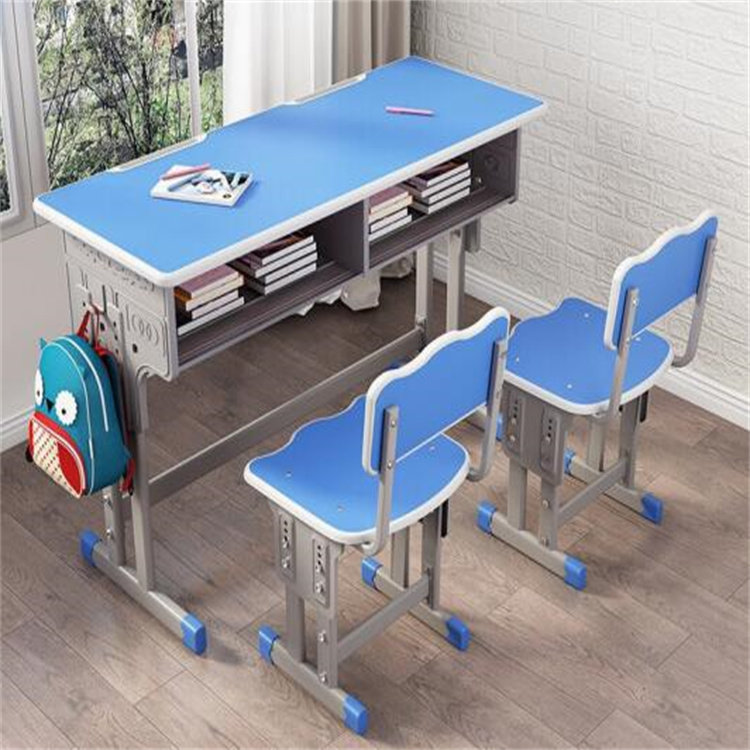 临漳学校课桌椅折叠国学教室桌椅