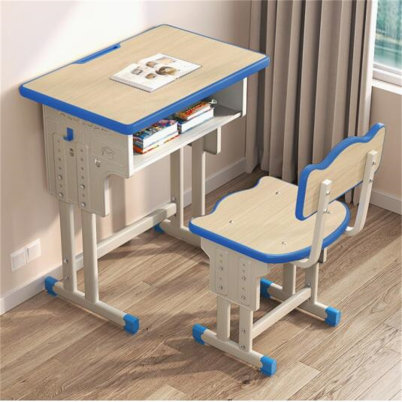 承德教室课桌椅折叠橡木国学桌
