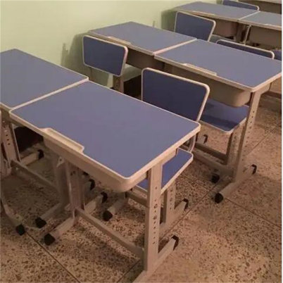 沈北新学校课桌椅折叠实木书法桌