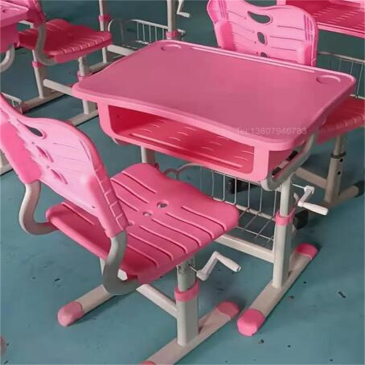 海原升降课桌椅折叠教室国学桌