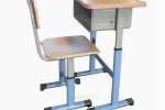 满洲里双人课桌椅折叠国学教室桌椅