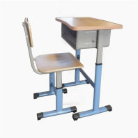 安泽教室课桌椅橡木国学桌