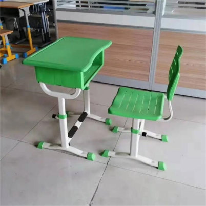 延长单人课桌椅折叠实木书法桌