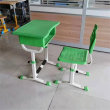 交口单人课桌椅折叠橡木国学桌