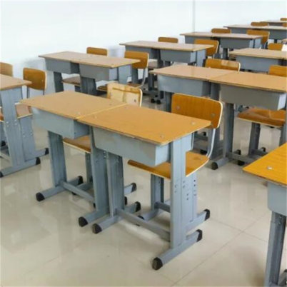 崇礼教室课桌椅折叠橡木国学桌