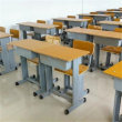 左云双人课桌椅折叠教室国学桌