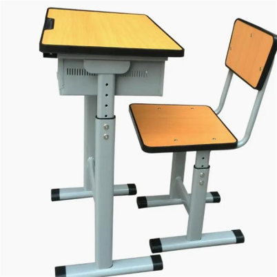 邱县教室课桌椅折叠橡木国学桌