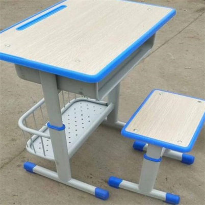 泗水升降课桌椅折叠实木书法桌