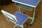 章丘美术课桌椅折叠实木书法桌