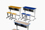 福山教室课桌椅折叠实木书法桌