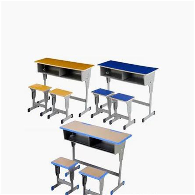 方山国学教室桌椅折叠实木书法桌