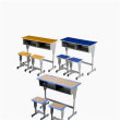 利通教室国学桌折叠橡木国学桌