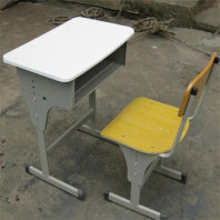 容城国学教室桌椅折叠实木书法桌