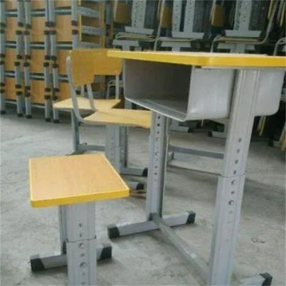 南郑美术课桌椅折叠实木书法桌
