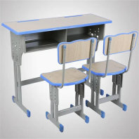 金家庄橡木国学桌折叠国学教室桌椅