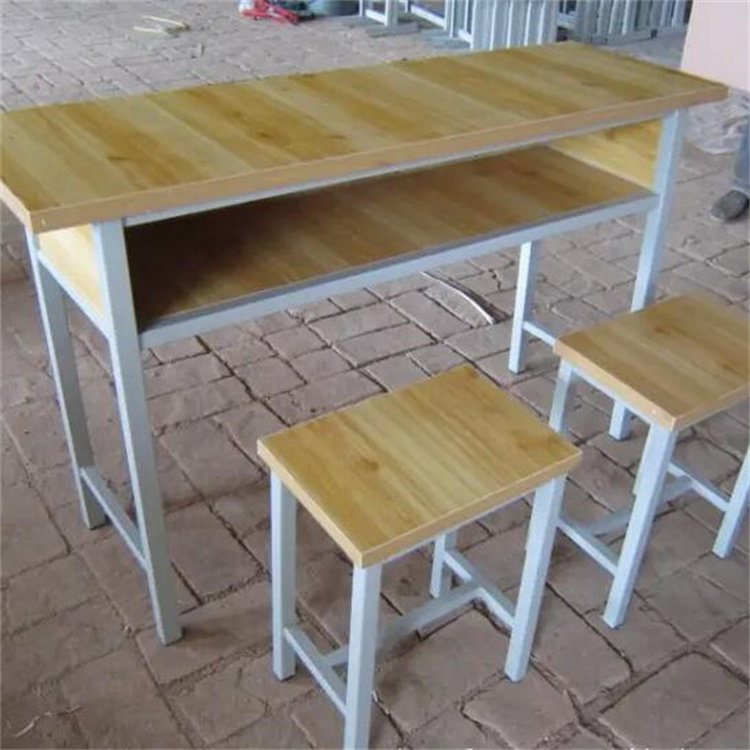 东丽教室课桌椅折叠橡木国学桌
