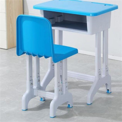 沙坡头单人课桌椅折叠橡木国学桌